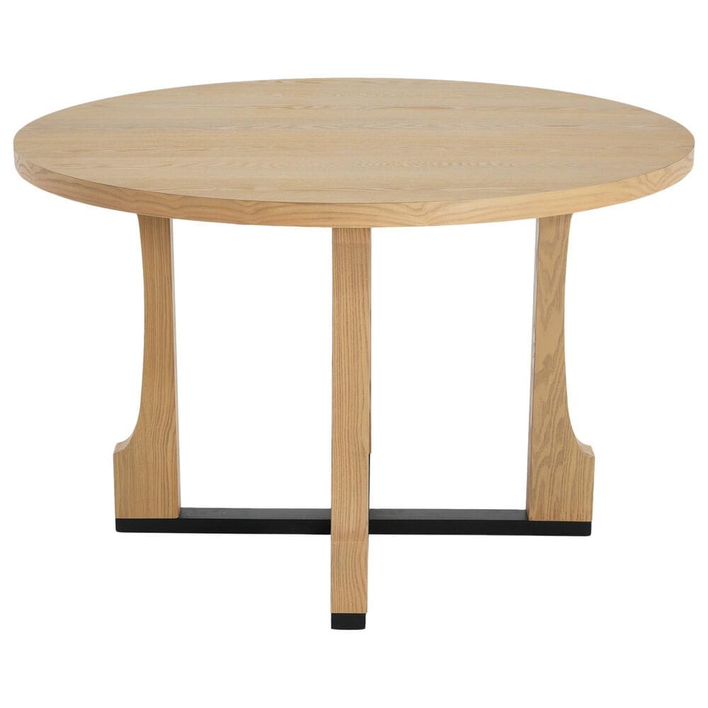 Hearth and Haven Dining Table in Natural Ash - Table Only, , large