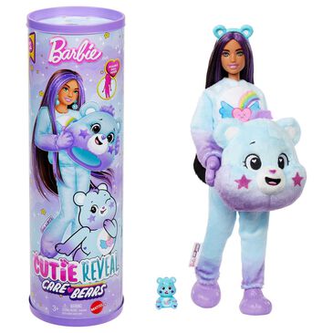Barbie Cutie Reveal Care Bears Series 2 Doll and Accessories- Dream Bright Bear in Multicolor, , large