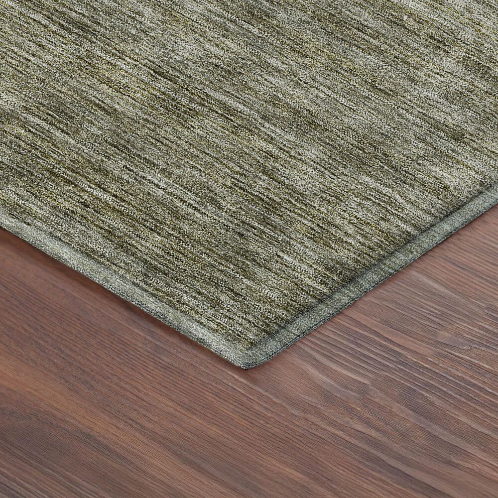 Dalyn Rug Company Soft Essentials Solid Sage 8' Round Indoor/Outdoor Area Rug, , large