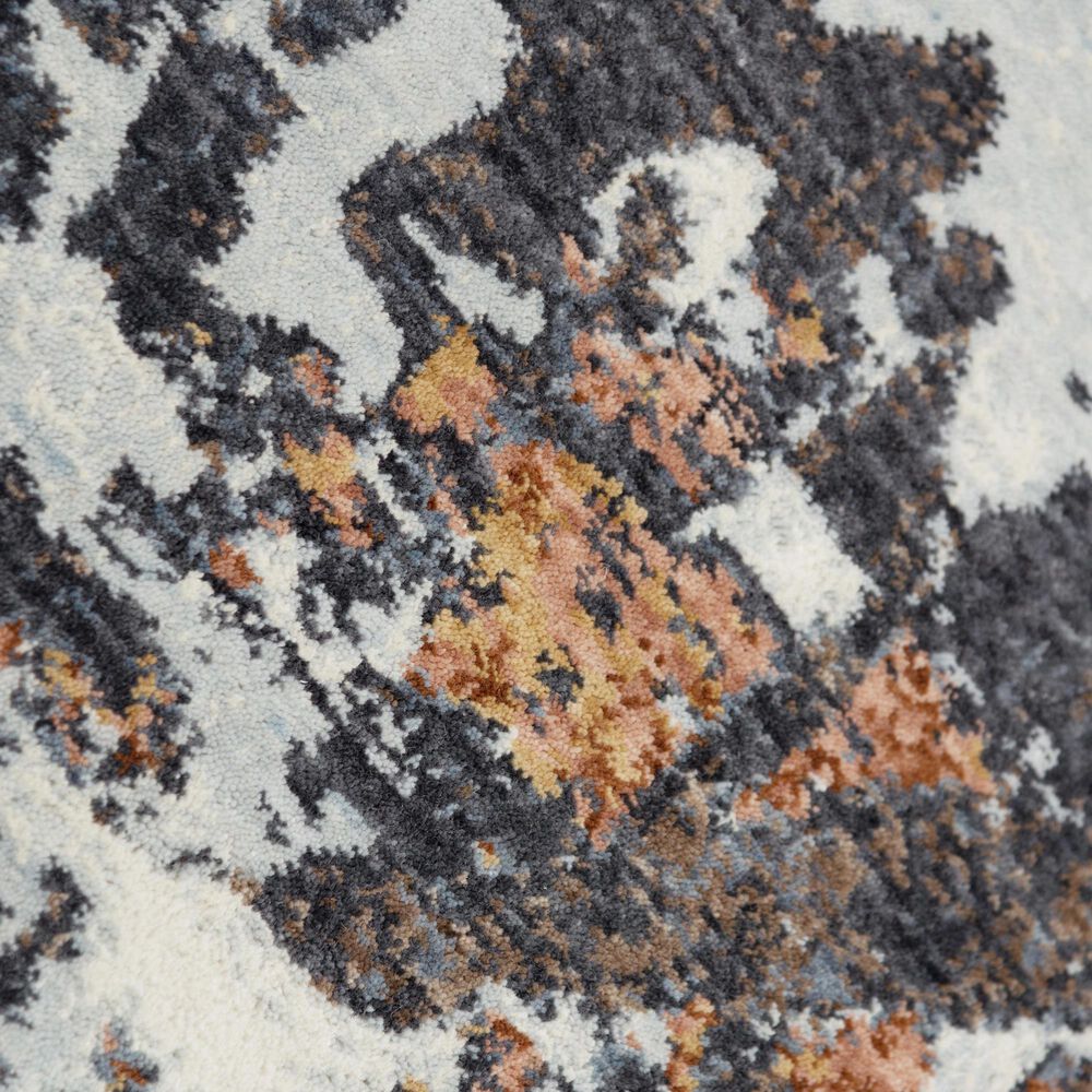 RIZZY Logan Gray 5'2" x 7'9" Area Rug, , large