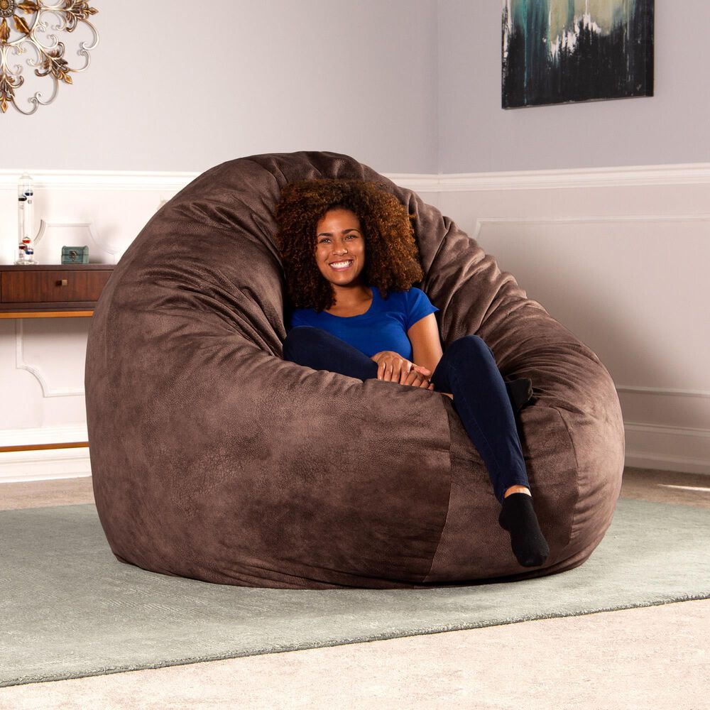 Jaxx Cocoon 6&#39; Bean Bag in Chestnut, , large