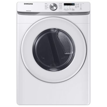 Samsung 7.5 Cu. Ft. Electric Dryer with Sensor Dry and Smart Care in White, , large