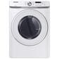 Samsung 7.5 Cu. Ft. Electric Dryer with Sensor Dry and Smart Care in White, , large
