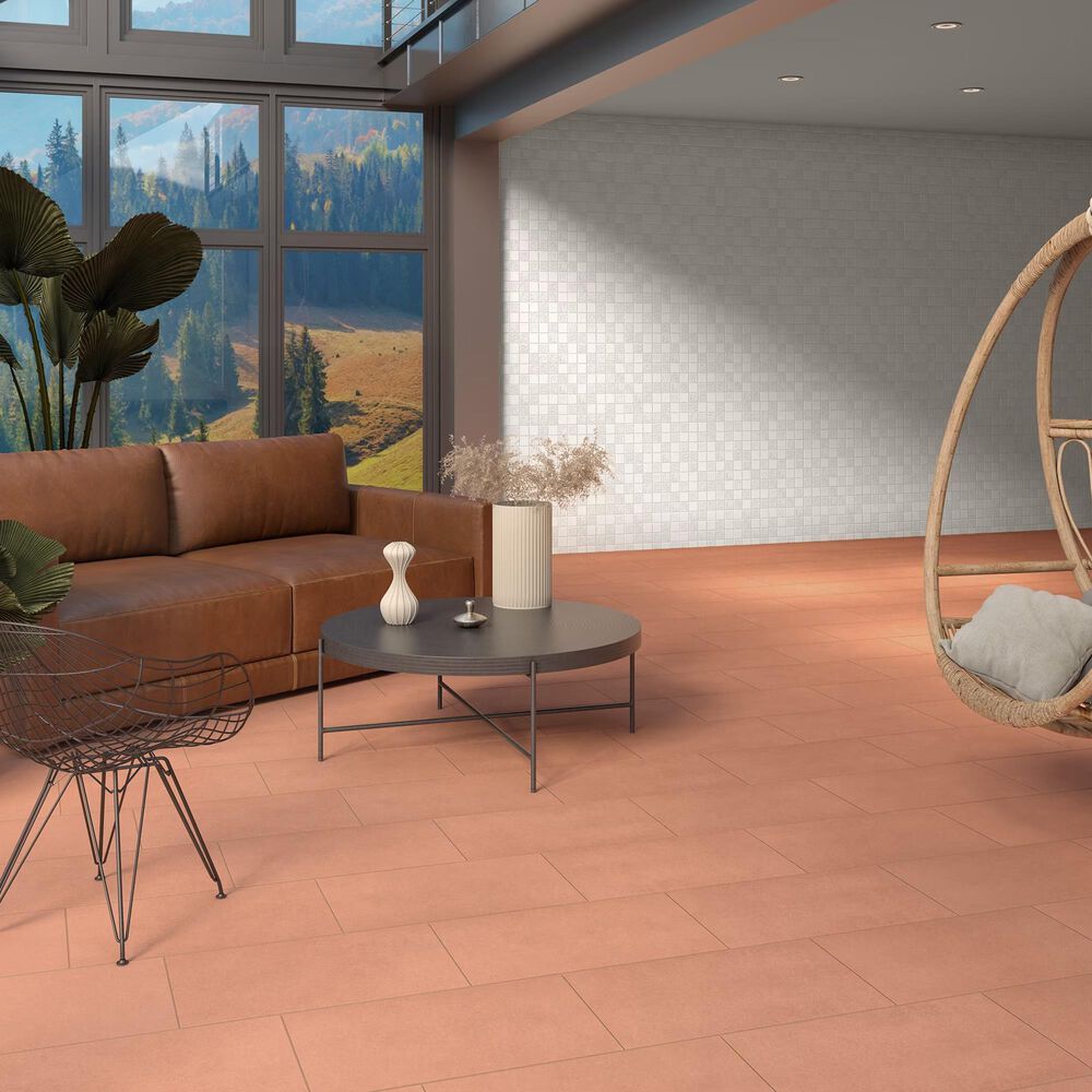 Dal-Tile Volume 1.0 Clay 12&quot; x 24&quot; Porcelain Tile, , large
