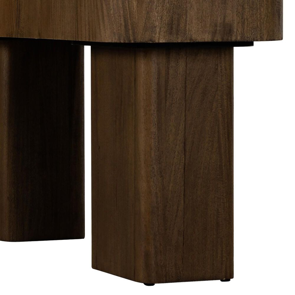 Four Hands Blanco Console Table in Warm Umber Burl, , large