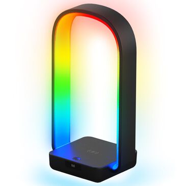 Monster Smart Illuminessence ARC+ Smart LED Lamp With USB and QI Wireless Charging in Multicolor, , large