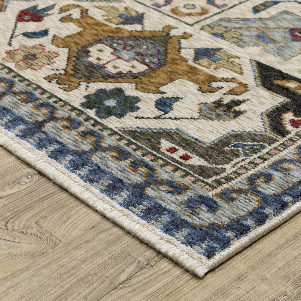 Oriental Weavers Hastings HA04E 3&#39;10&quot; x 5&#39;5&quot; Blue Area Rug, , large