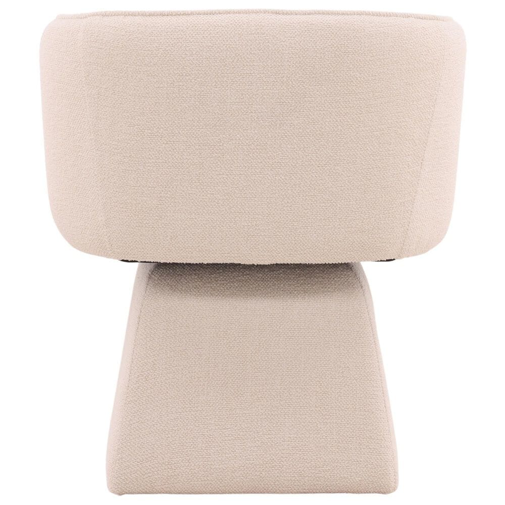 Blue Sun Designs Jonie Swivel Arm Chair in Cream, , large