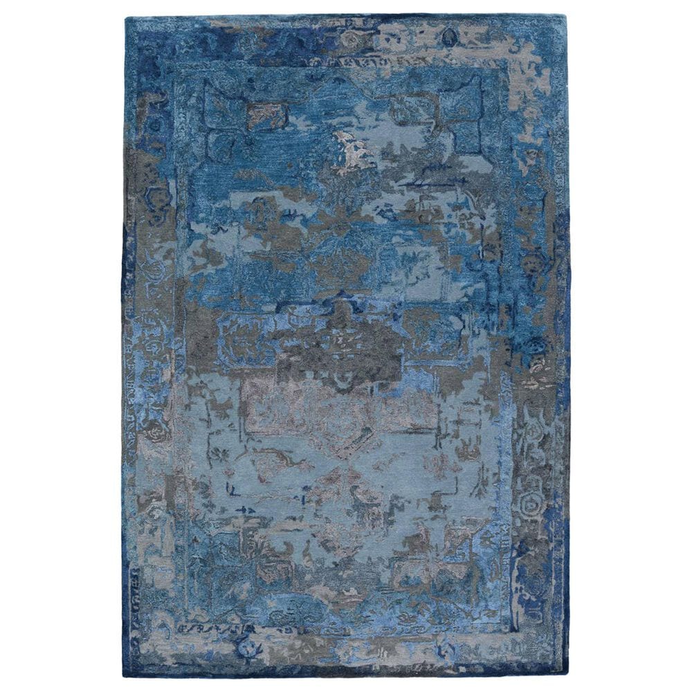 Jaipur Citrine 9" x 12" Blue Mirage Area Rug, , large