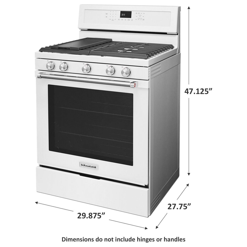 KitchenAid 30&quot; 5-Burner Gas Convection Range, , large