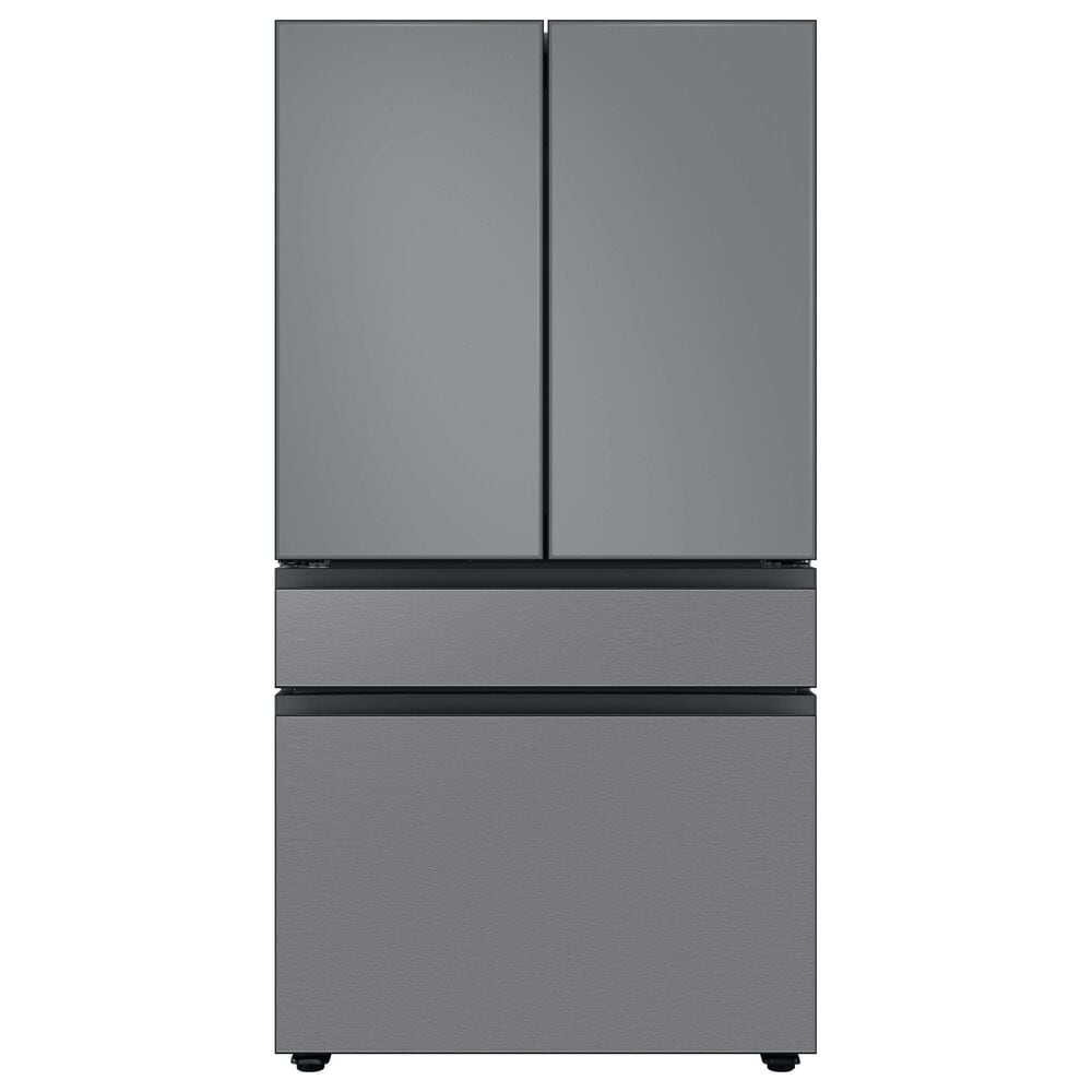 Samsung Bespoke Bespoke 4-Door French Door Refrigerator Middle Panel in Stainless Steel, , large