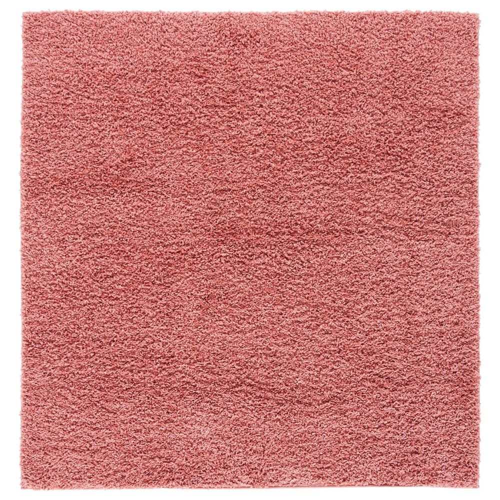 Safavieh Venus Shag 6"7" Square Pink Area Rug, , large