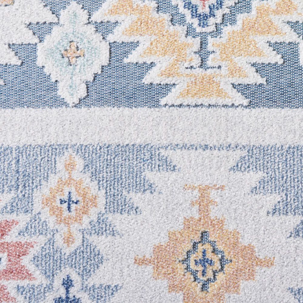 Safavieh Sarasota 4&#39;5&quot; x 6&#39;5&quot; Light Blue and Grey Indoor/Outdoor Area Rug, , large