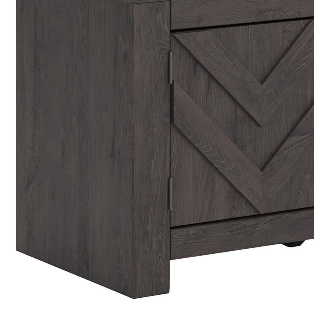 Ashley Cayboni 71" LG TV Stand in Dark Charcoal, , large