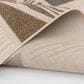 Central Oriental Fontana Hadia 2"2" x 7"6" Cream and Brown Runner, , large