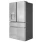 Cafe 22.3 Cu. Ft. 4-Door French Door Refrigerator in Platinum Glass, , large