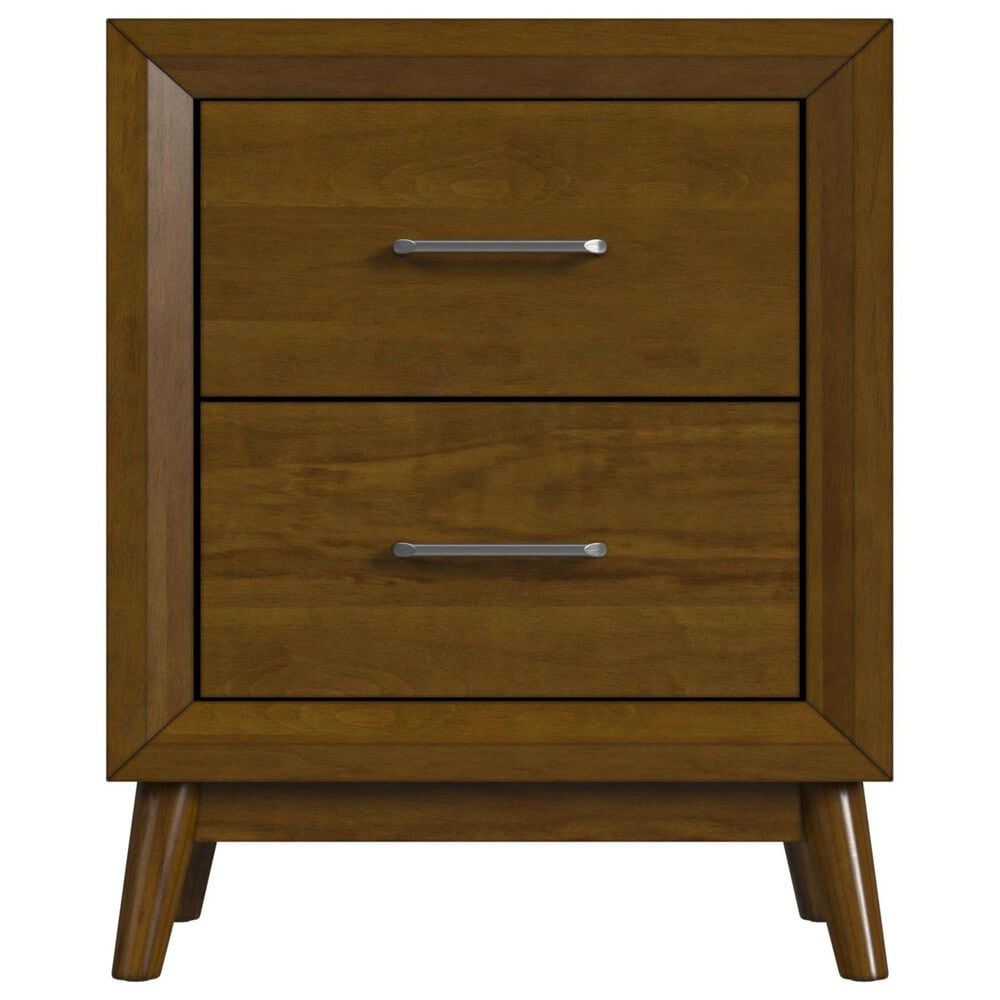 Mayberry Hill Santa Barbara 72" Pier with 2-Drawer Cabinet in Walnut, , large