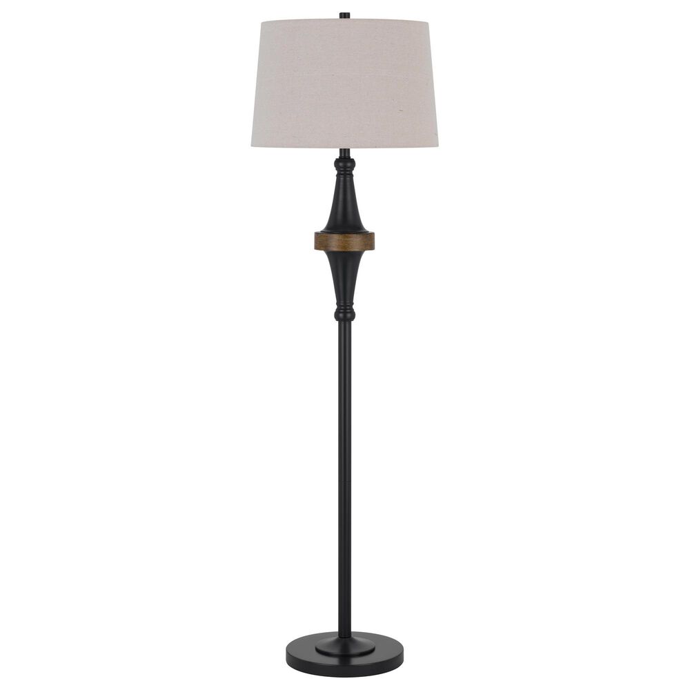 Cal Lighting Arbor Floor Lamp in Dark Bronze and Walnut Brown, , large