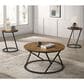Furniture of America Verat 3-Piece Table Set in Natural and Black, , large