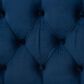 Baxton Studio Powell Storage Ottoman in Navy Blue and Gold, , large