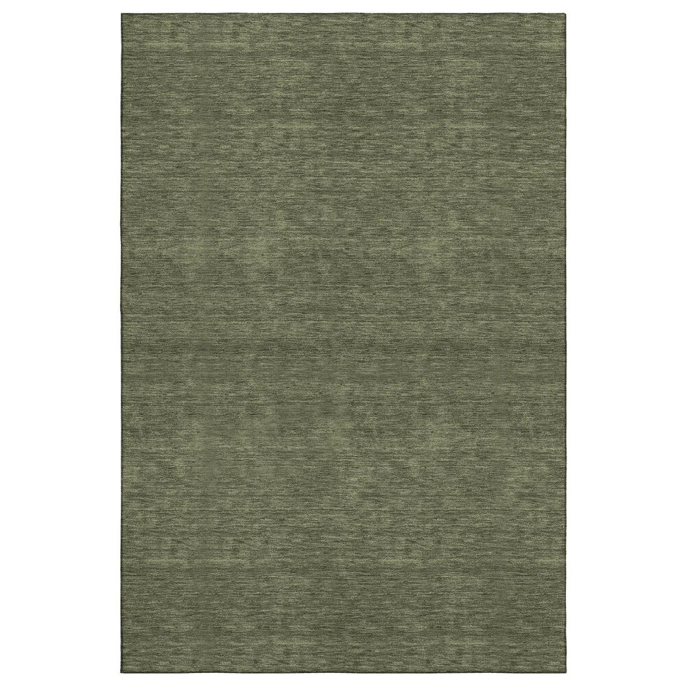 Dalyn Rug Company Soft Essentials Solid Olive 3" x 5" Area Rug, , large