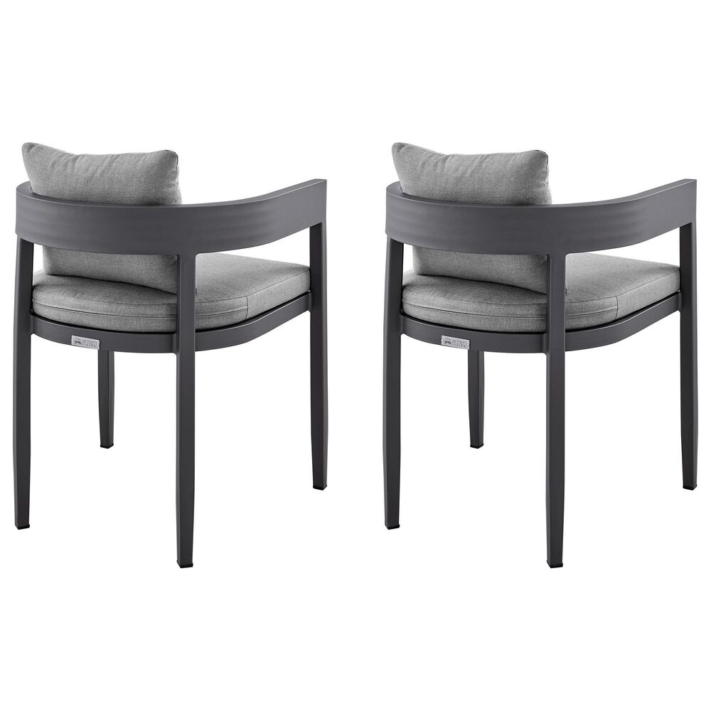 Blue River Menorca Outdoor Dining Chair in Dark Grey (Set of 2), , large
