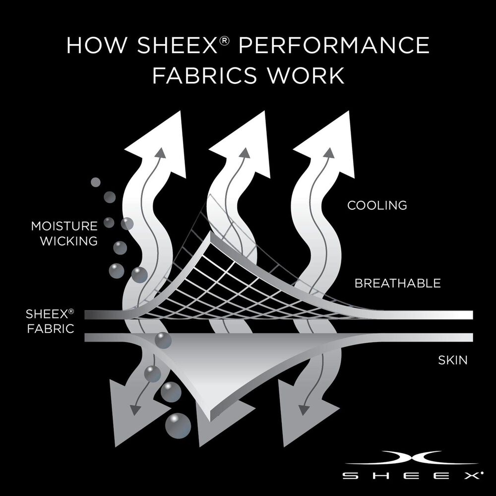 SHEEX Performance VenTech 4-Piece Split King Sheet Set in Bright White, , large