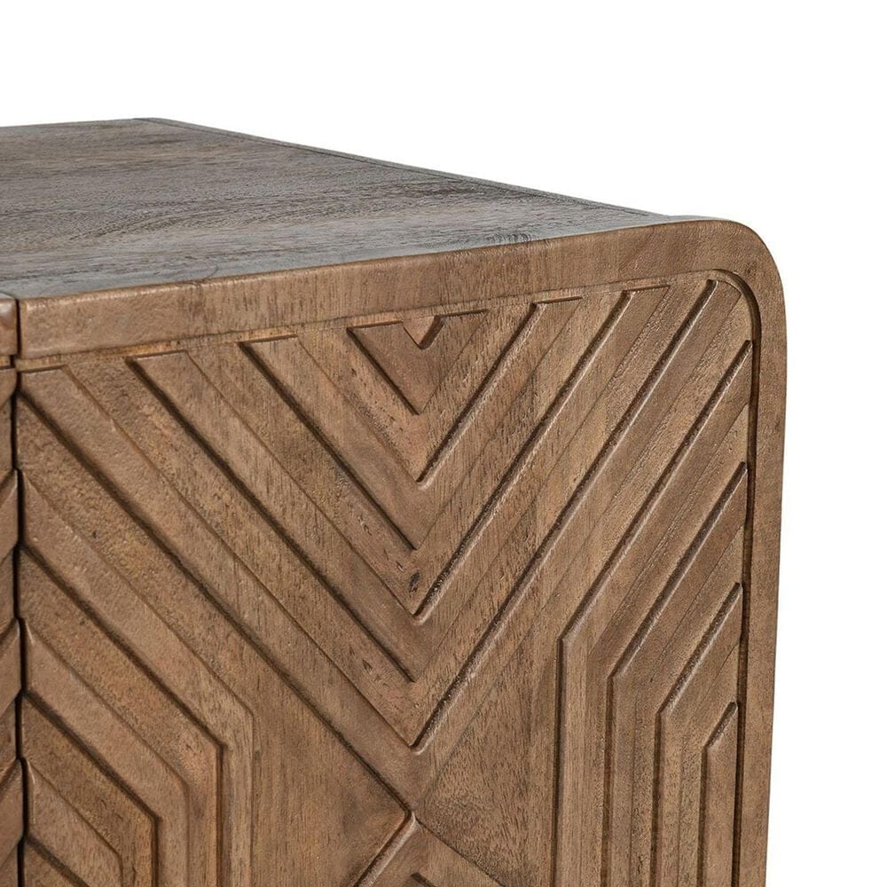 Classic Home Holmes Bar Cabinet in Artisan Brown, , large