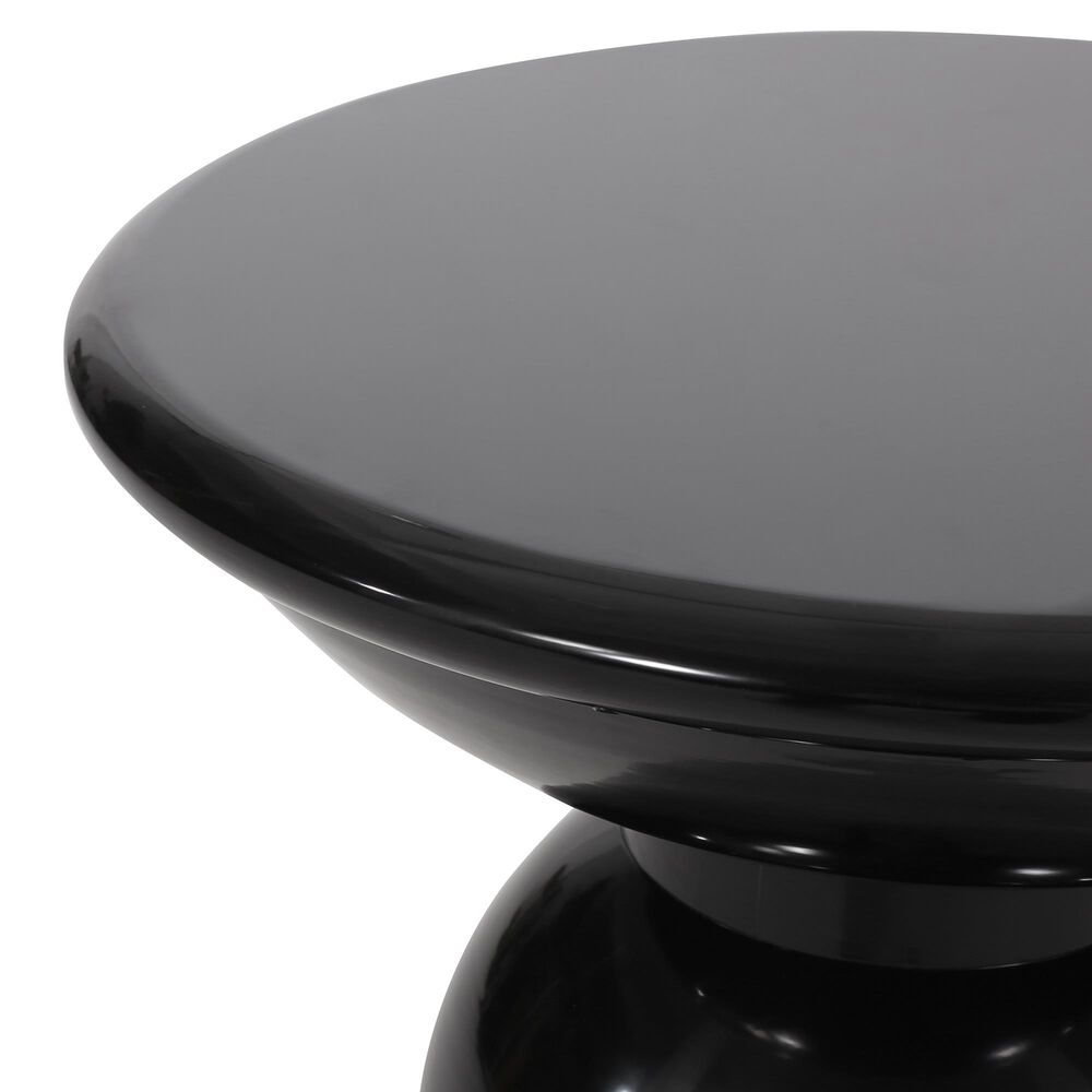 Hearth and Haven Serenita Patio Side Tables in Black &#40;Set of 2&#41;, , large
