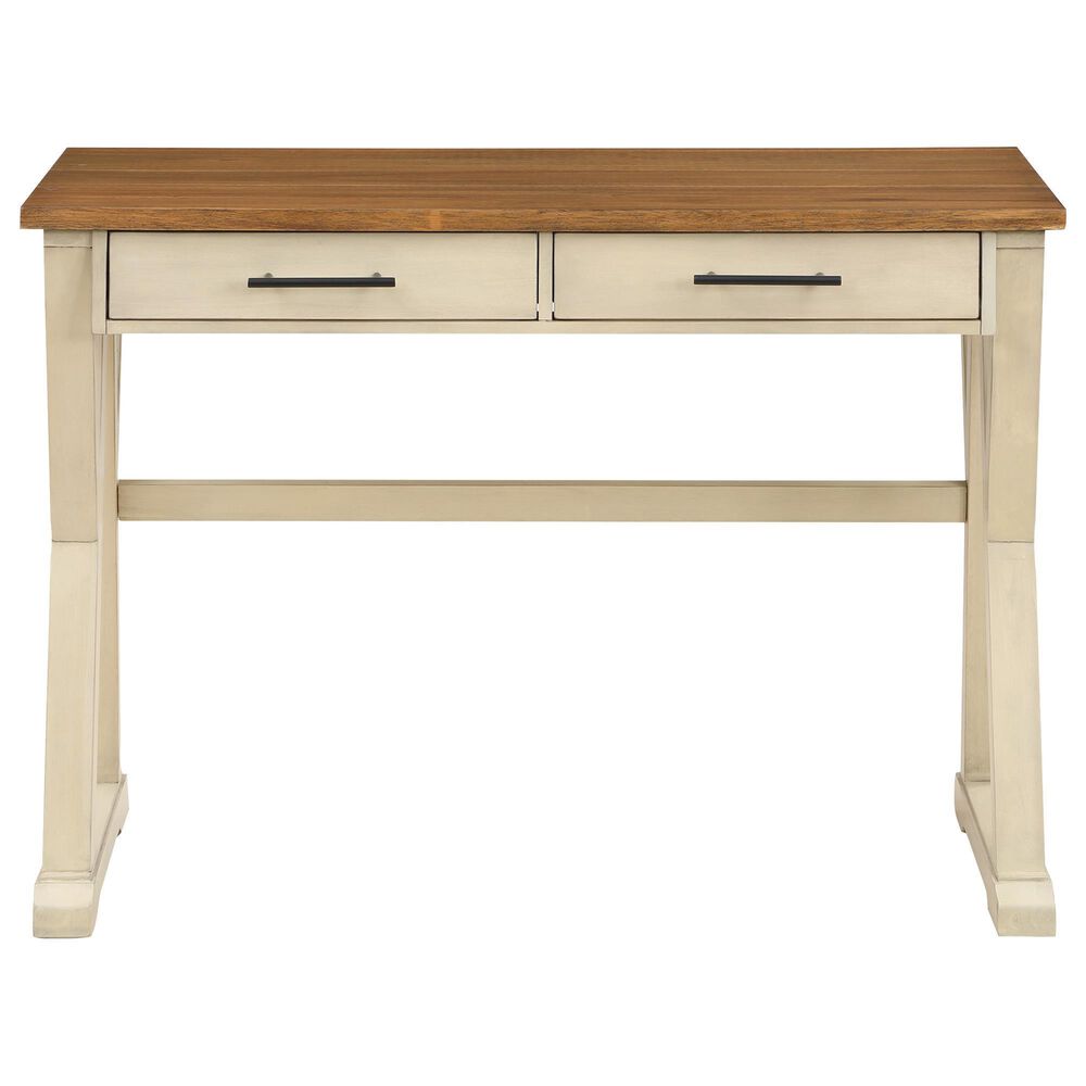 OSP Home Jericho Rustic Writing Desk in Antique White, , large