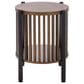 Safavieh Marami End Table in Walnut and Black, , large