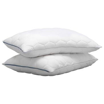 SHEEX Ven-Tech Standard Stomach and Back Sleeper Bed Pillow in Bright White, , large