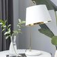 Maple and Jade Modern Table Lamp in Gold and White, , large