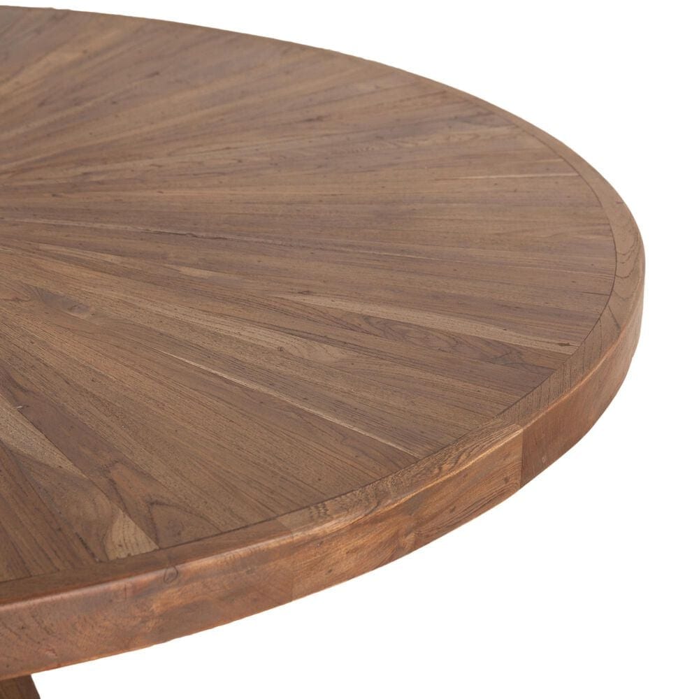 Home Trends &amp; Design Eiffel 48" Counter Height Dining Table in Antique Teak - Table Only, , large
