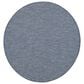Nourison Positano 6" Round Navy Blue Indoor/Outdoor Area Rug, , large