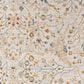 Surya Reina Light Gray, Denim, Cream, Tan, Light Brown, Rust, Mustard and Olive 5"3" Round Area Rug, , large