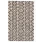 Feizy Enzo 9"6" x 13"6" Charcoal and Taupe Area Rug, , large