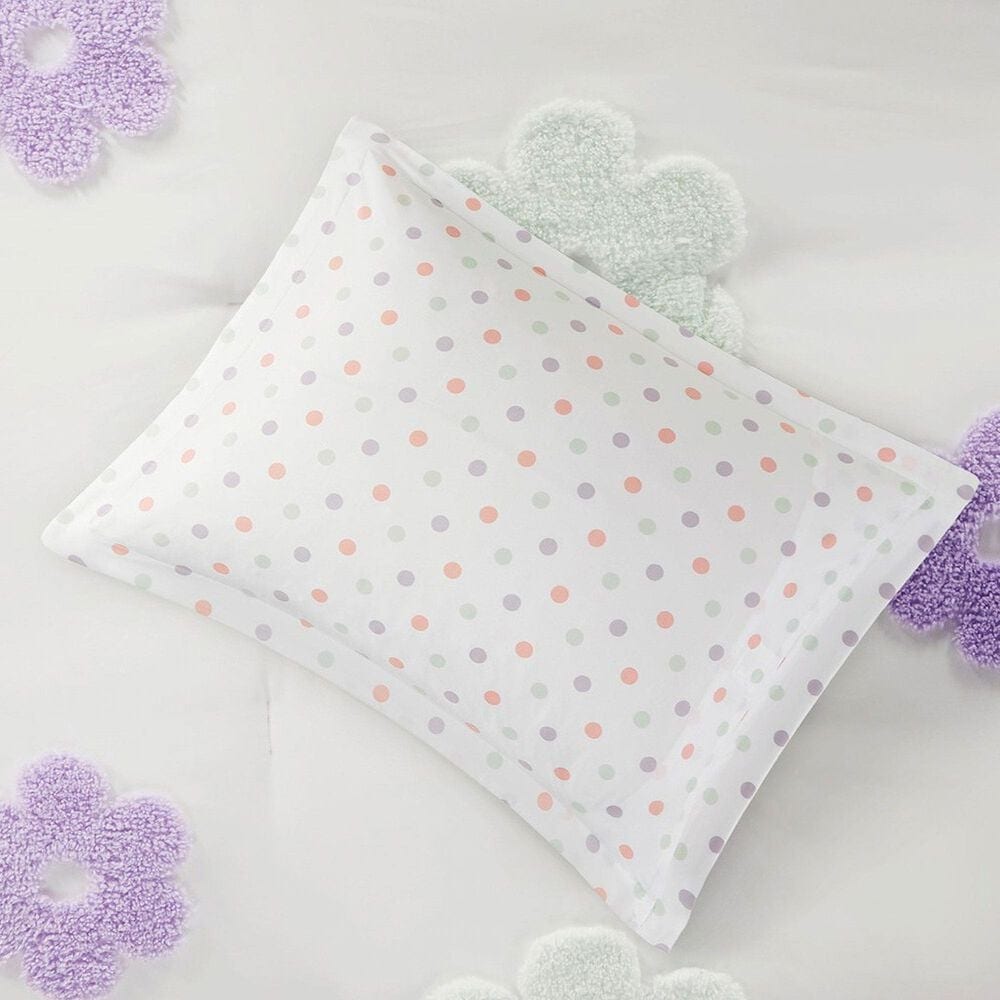 Hampton Park Gracie 3-Piece Twin Comforter Set in White and Purple, , large