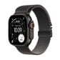 Apple Watch Ultra 3 (GPS+Cellular) 49mm Titanium Case with Titanium Milanese Loop - Medium - (2025), , large
