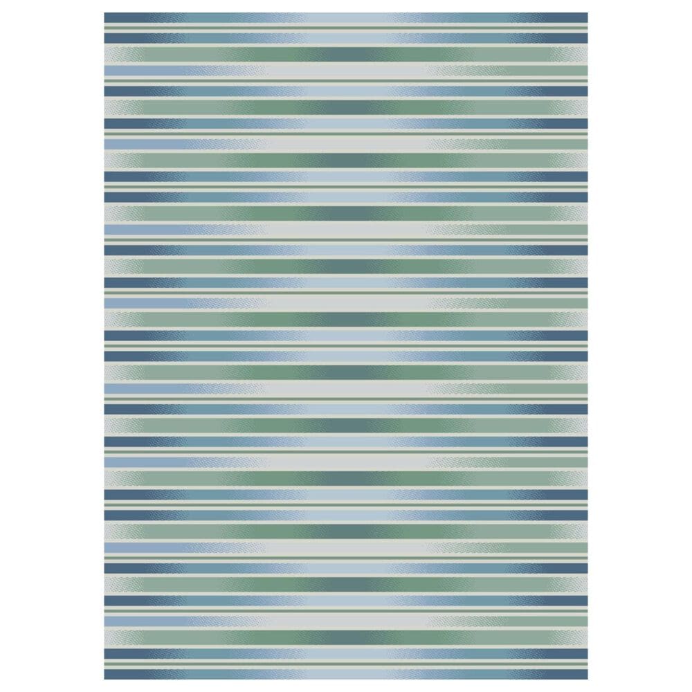 Balta Rugs Mistral Striped 5"3" x 7" Blue Area Rug, , large