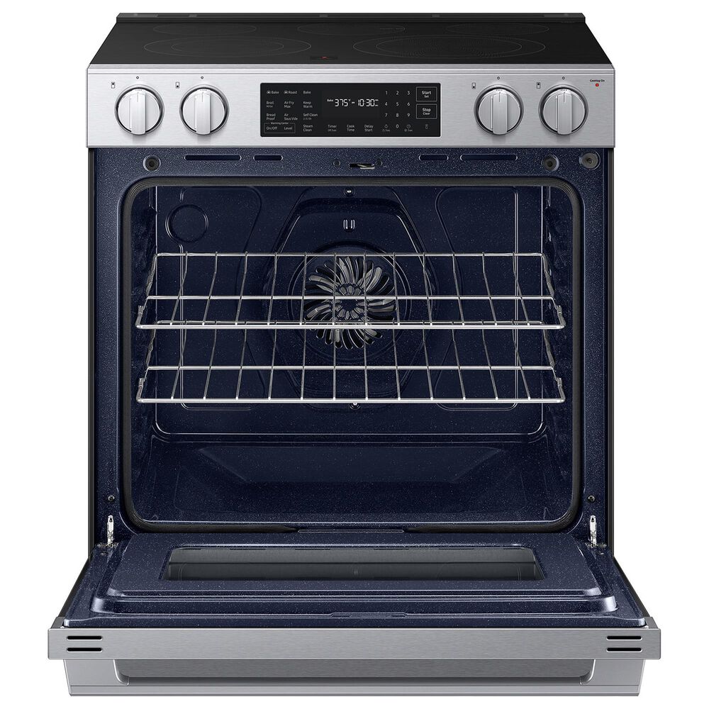 Samsung Bespoke 6.3 Cu. Ft. Smart Slide-In Electric Range with True Convection in Stainless Steel, , large