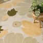 Nourison Aloha ALH42 Ivory and Green 5"3" x 7"5" Indoor/Outdoor Area Rug, , large