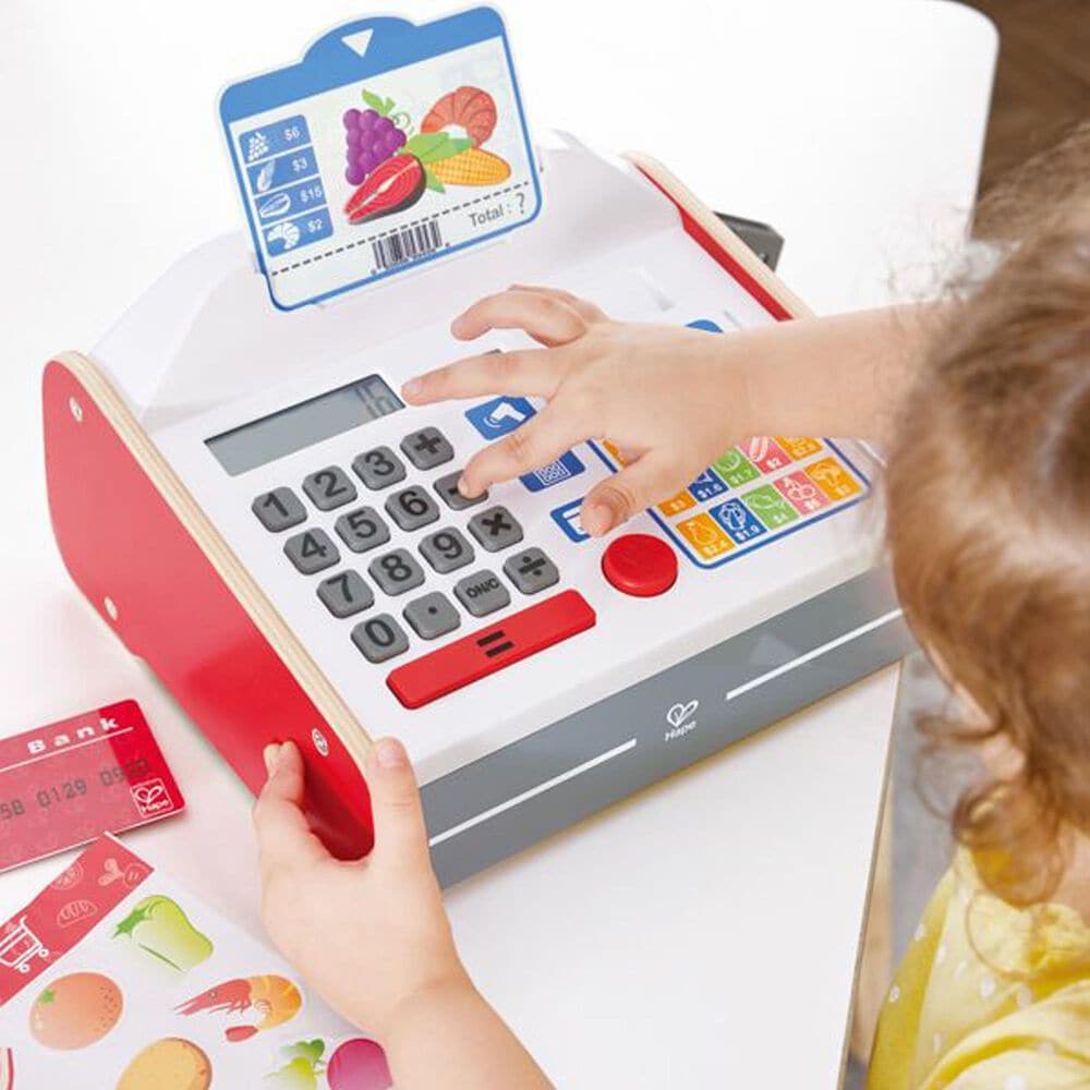 Hape Toys Beep and Buy Cash Register in Multicolor, , large