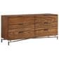 Bernhardt Loft Brasea 6 Drawer Dresser and Mirror in Lume, , large