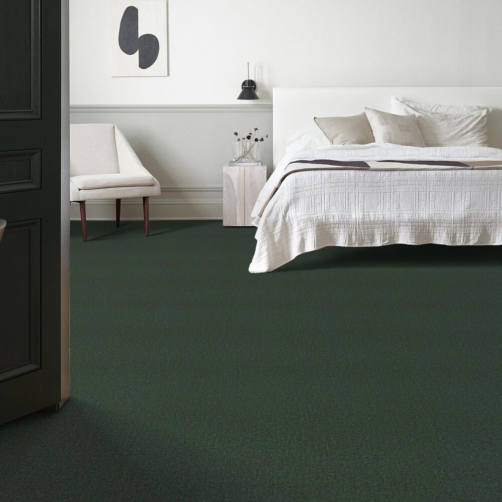 Shaw Canvas Comfort Blue Carpet in Magnolia Branch, , large