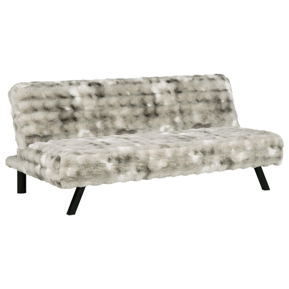 Linon Home Decor Dozier Futon in Grey, , large