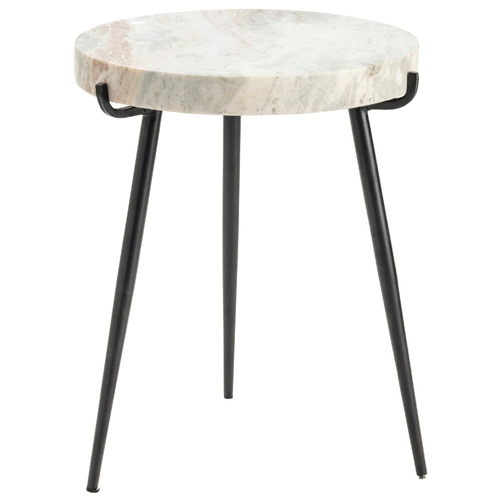 Slatehouse Maxwell Accent Table in Black and Light Gray, , large