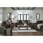Ashley Midnight-Madness Stationary Sofa in Chocolate, , large