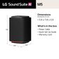 LG Sound Suite M5 Wireless Speaker with Dolby Atmos FlexConnect in Black, , large