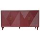 Slatehouse Arvada 4-Door Sideboard in Merlot, , large